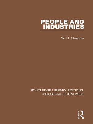 cover image of People and Industries